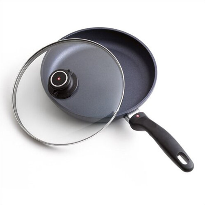Swiss Diamond 8" Non-Stick Aluminum Fry Pan with Glass Lid
