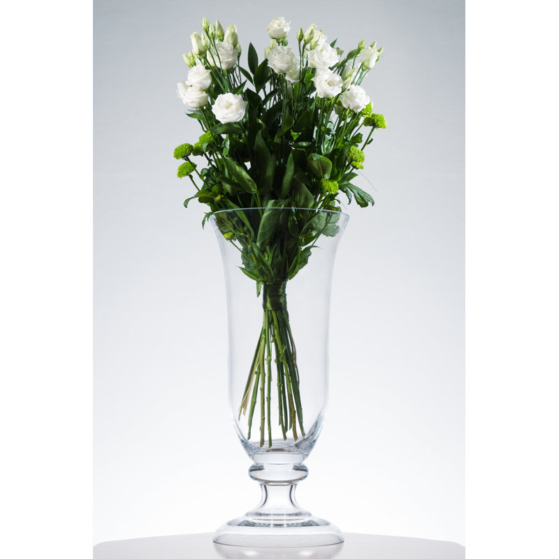 Luminous Glass Table Vase, 22" H x 8.5" W x 8.5" D