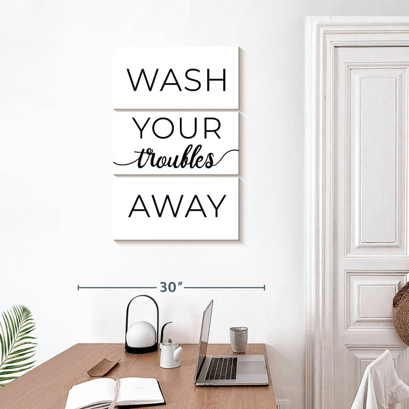 Tergel Wash Your Troues Away, H 32 po x l 20 po