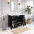 Behdad 42'' Single Bathroom Vanity with Quartz Top-1341826372