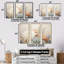 Ensemble de décoration murale beige Cactus I - Cactus floral-987776153-987776150