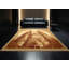 Tapis oriental brun classique moelleux et moelleux de couleur cathédrale Fairbanks Christchurch - reliure brun clair-1226533906