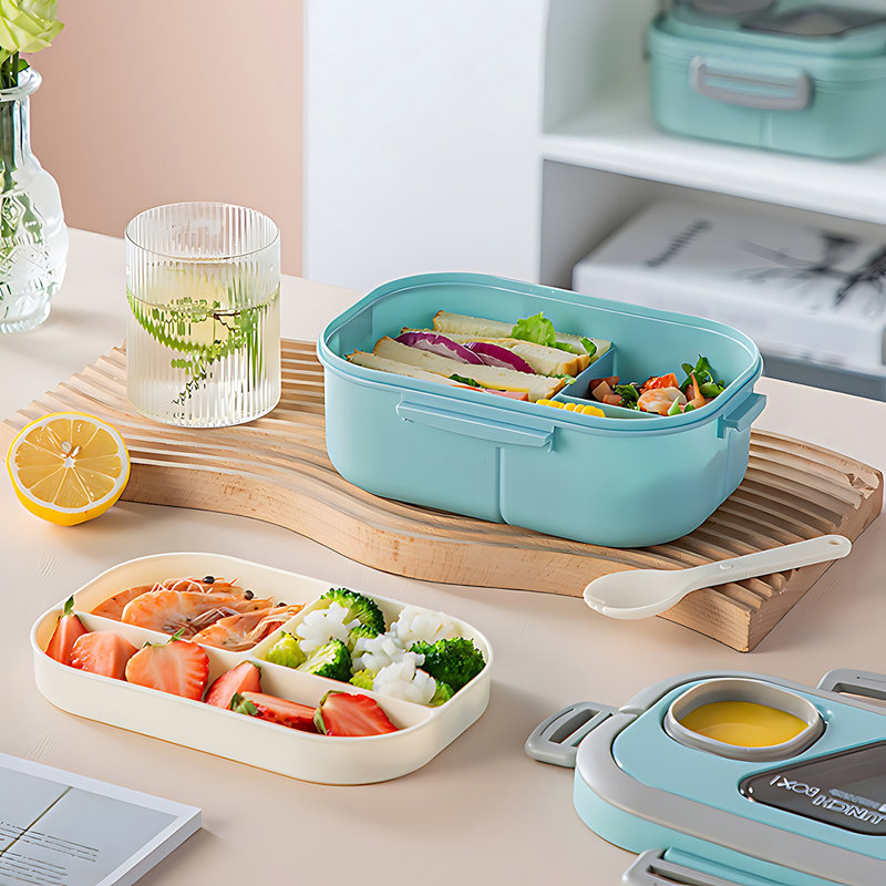 1200ml Food Storage Container, Blue