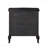 Antique Black 3-Drawer Nightstand