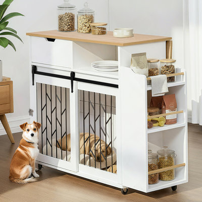 Armoire polyvalente pour animaux de compagnie avec un design élégant et un grand espace de rangement