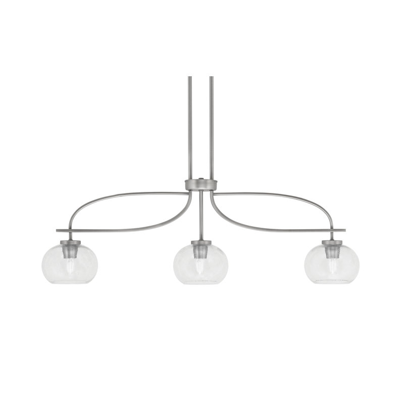 Éclairage Cavella Light Island avec verre, Graphite
