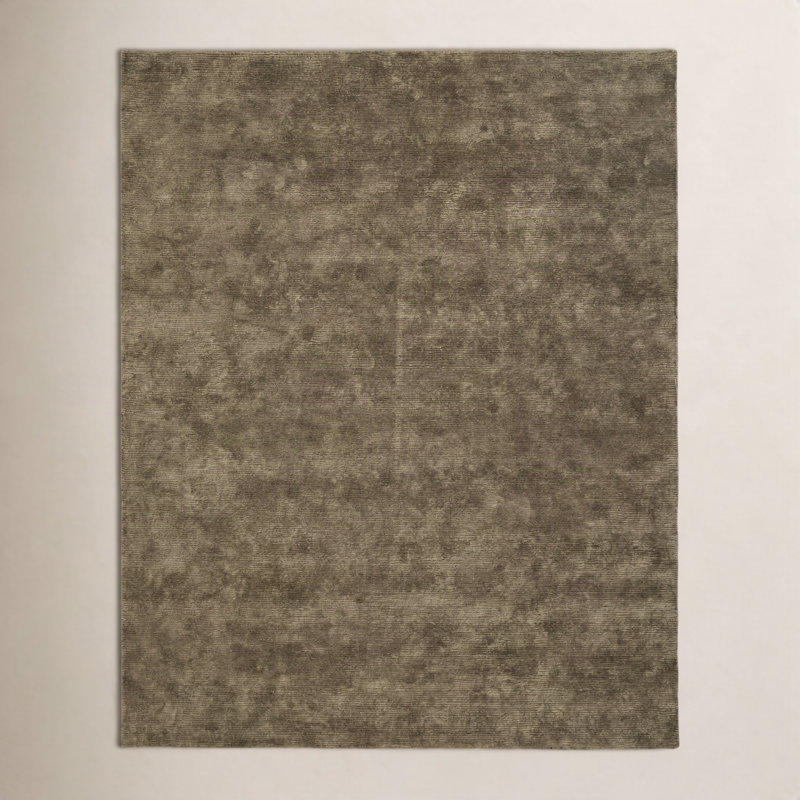 Cliona Solid Area Rug, Rectangle 5' x 8'