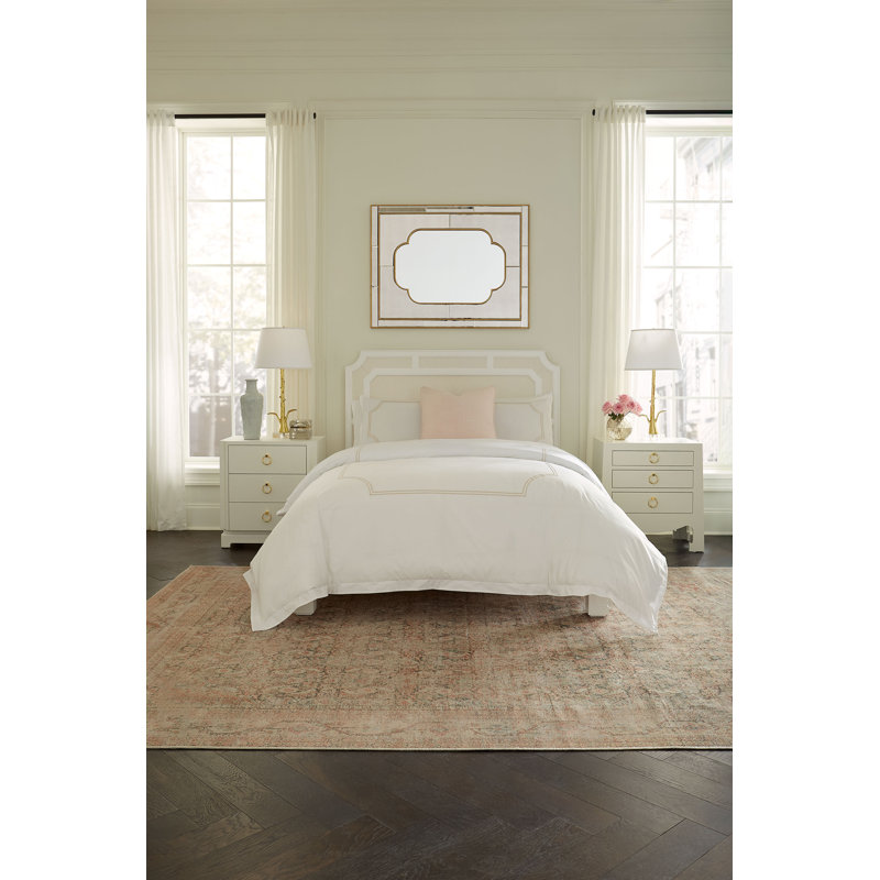 Cassia Rectangle Beveled Wall Mirror, 46" x 35"