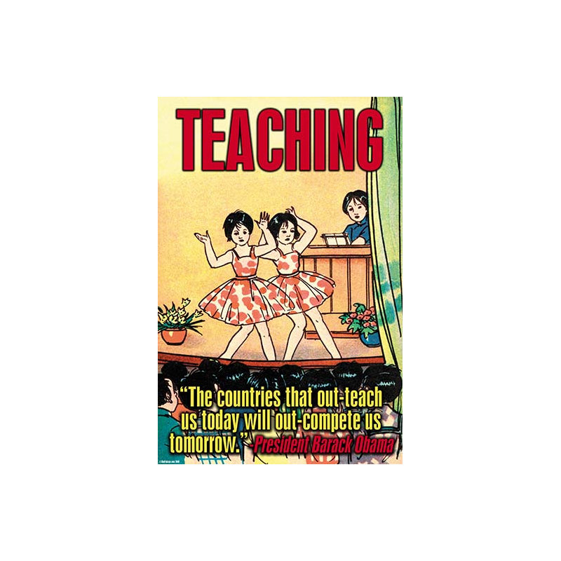 « teaching » par wilbur pierce-impression publicitaire, H 30 po x l 20 po