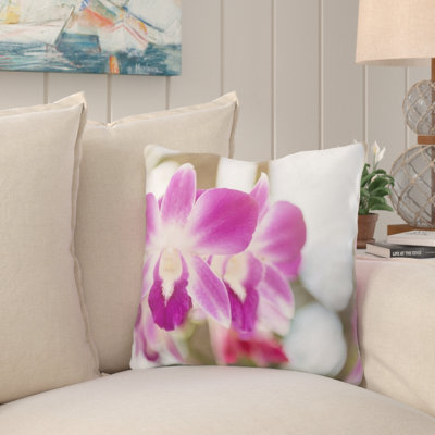 Juliana Orchid Throw Pillow