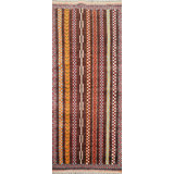 One-of-a-Kind Runner Hand-Knotted 2'2" X 6'1" Wool Brown Area Rug