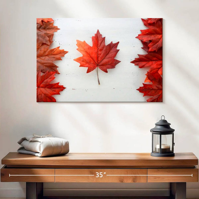 Borges Maple Leaf, 16" H x 24" W