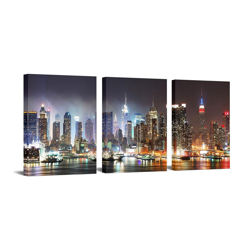 3 Piece Wrapped Canvas Print