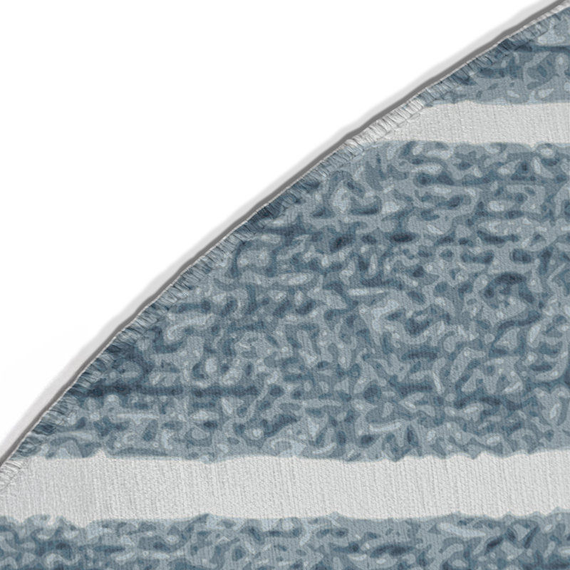 Tapis intérieur et extérieur gris Transport, Rond 5 pi