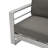 Hilary 56.69'' Wide Metal Loveseat with Cushions