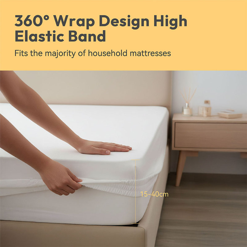 Zip Mattress Protector Case Pack, 80 x 190cm