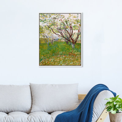 Vincent Van Gogh " The Flowering Orchard " by Vincent Van Gogh Painting Print