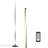 57" Led Dimmable Corner Floor Lamp With Remote