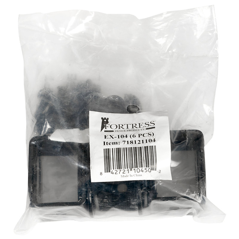 Versai Fortress Building Products Gloss Black Metal Bracket