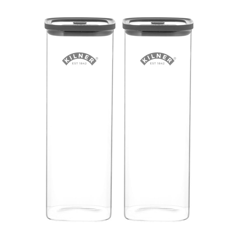 Kilner Fresh Storage Square Jar 2L, 2