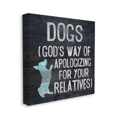 «Dogs Are God Apology Quote Spiritual Corgi Pet» par Gigi Louise - impression d'art graphique