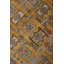 Distressed Homage Hand Knotted Wool Geometric Area Rug-1651646962
