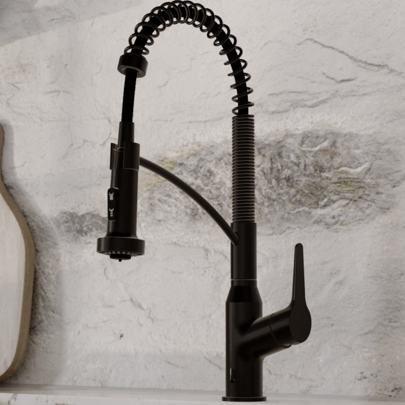 Karran Scottsdale Pull Down Touchless Kitchen Faucet, Matte Black