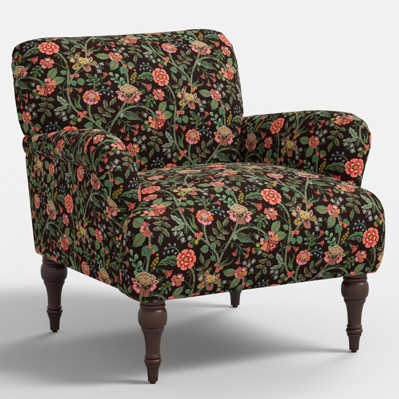 Bristol Armchair In Gracie Cocoa, Gracie Cocoa, Natural