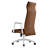 Sledmere High-Back Leather Office Chair – Ergonomic Executive, Task & Conference Chair with Swivel, Tilt, Upholstered Seat & Iron Frame for Home Office or Conference Room-1014014071