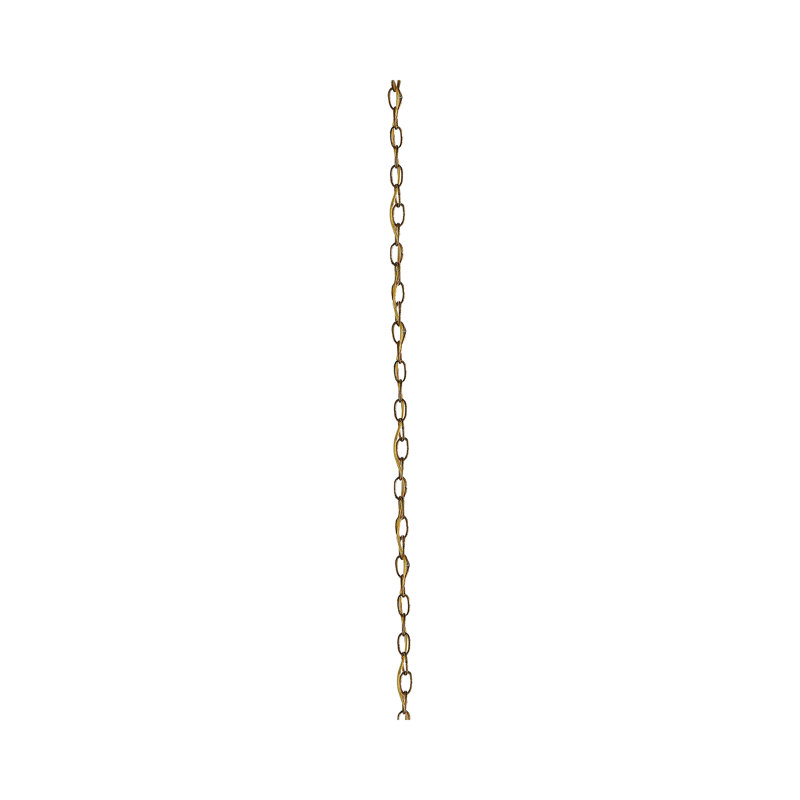 3' Washed Gold Leaf Chain