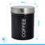 Harbour Housewares - Round Metal Kitchen Coffee Canister-1387073668-1387073669