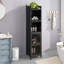 Armoire moderne en verre à quatre niveaux avec rangement à cinq niveaux-709339348