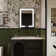 Livvia 24'' W 30'' H Recessed or Surface Mount Frameless LED Medicine Cabinet with Electrical Outlet and Anti-fog