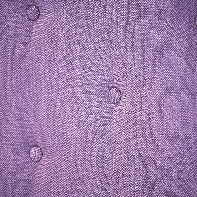 Headboard For Bed With Diamond Stitch And Adjustable Legs In Impressive Nailhead Accents Button Tufting, Light Purple