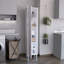 70 po de hauteur armoire de rangement avec balais et quatre tablettes-1711107854
