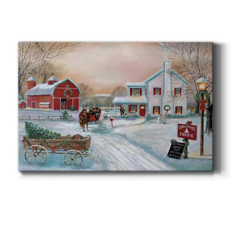 Christmas Tree Farm Premium Gallery Wrapped Canvas -