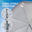 Parasol de plage inclinable 84 po-1981915267