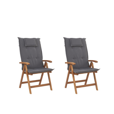Benevento Folding Patio Dining Armchair with Cushion