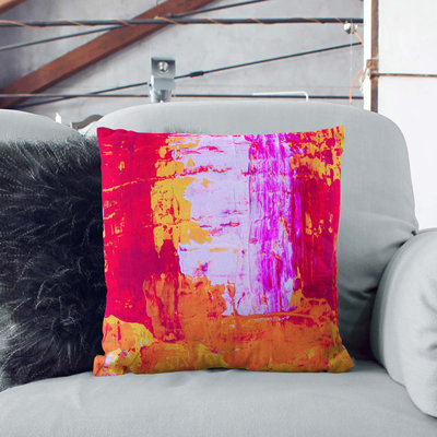 Abstract Square Throw Cushion