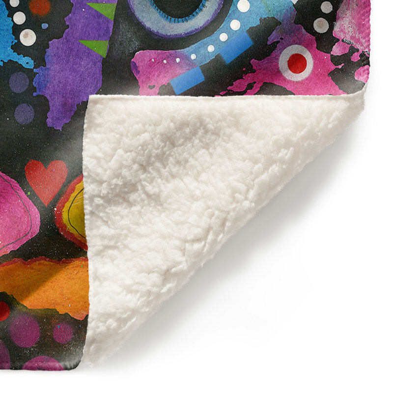  Couverture douce en sherpa, 51 po x 60 po