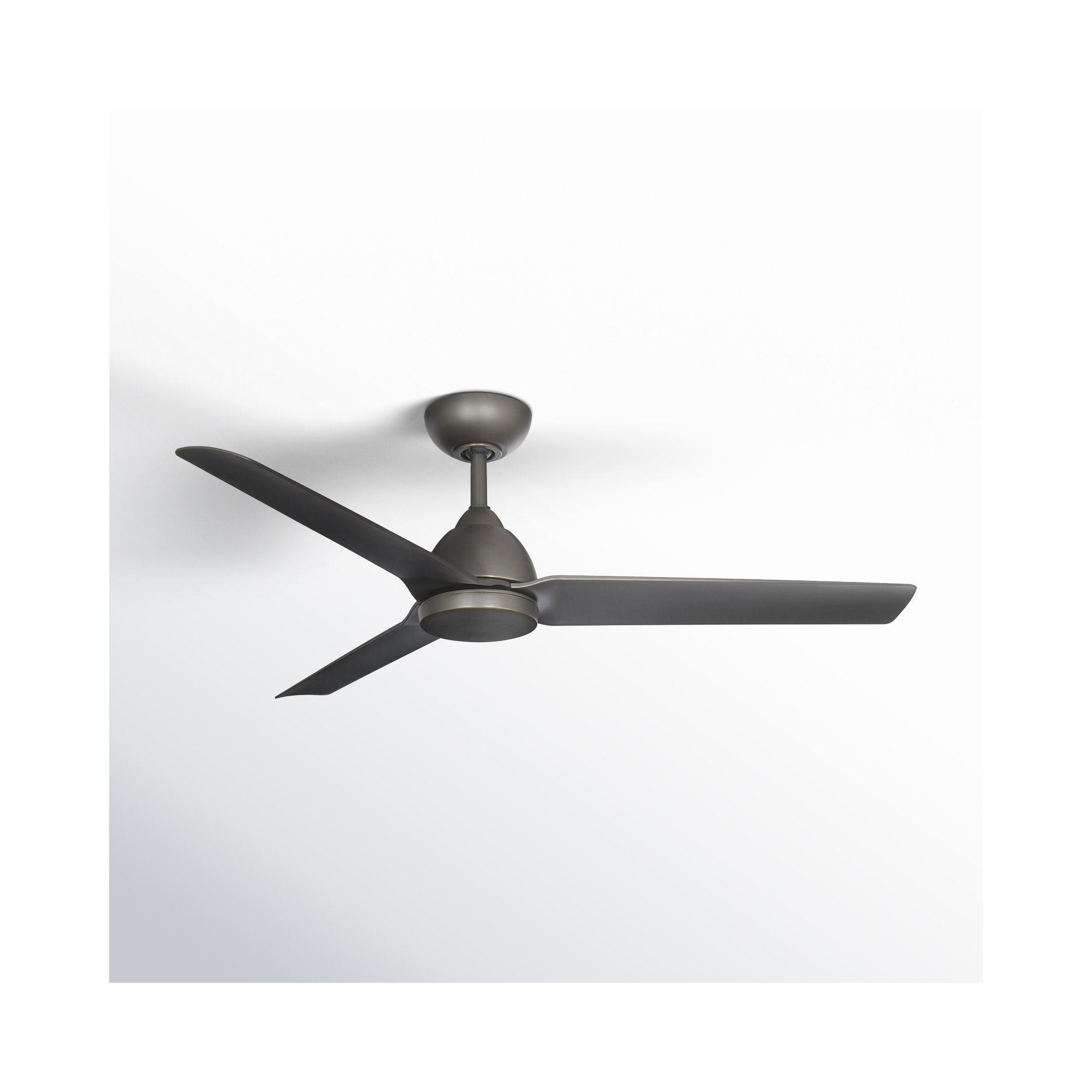 54" Mocha 3 - Blade Outdoor/Indoor Smart Propeller Ceiling Fan with Remote Control Included, Works With Google Assistant, Amazon Alexa, Samsung Smart Things