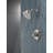 Nicoli Single-Function Shower Faucet Set, Shower Trim Kit with H2Okinetic Shower Head and Valve-50198993