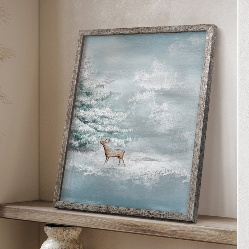 «Christmas Holiday», art encadré CL XXVII, bois massif, H 21 po x l 17 po