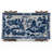 Porcelain Tray With Bronze Blue Willow