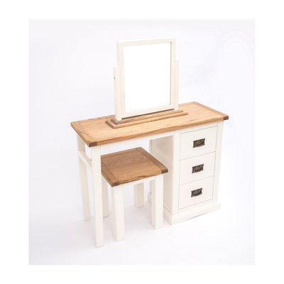 Abshire Dressing Table with Mirror