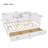 L-Shaped Bed Frame With Drawer And And Bookcase-625023189