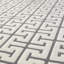 Tapis moderne à motif géométrique à treillis-117597822