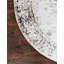 Tapis rond kaki Mangine Ikat-95851694