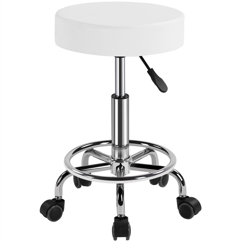 Tabouret actif à hauteur ajustable Valmar, Blanc