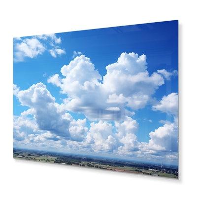 Nuage ciel, toile, art mural